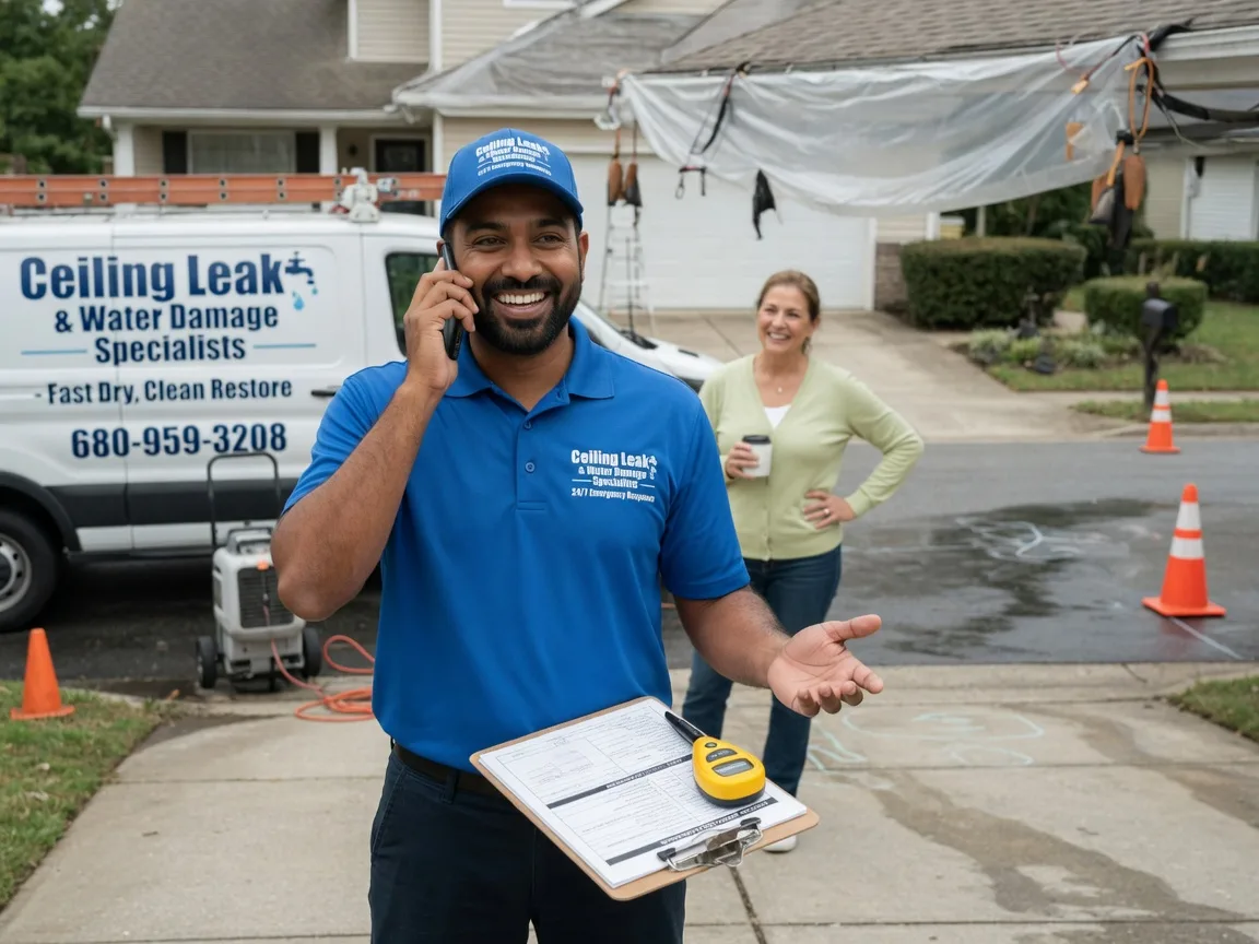 Ceiling Leak Cleanup Somerset, OH FAQs